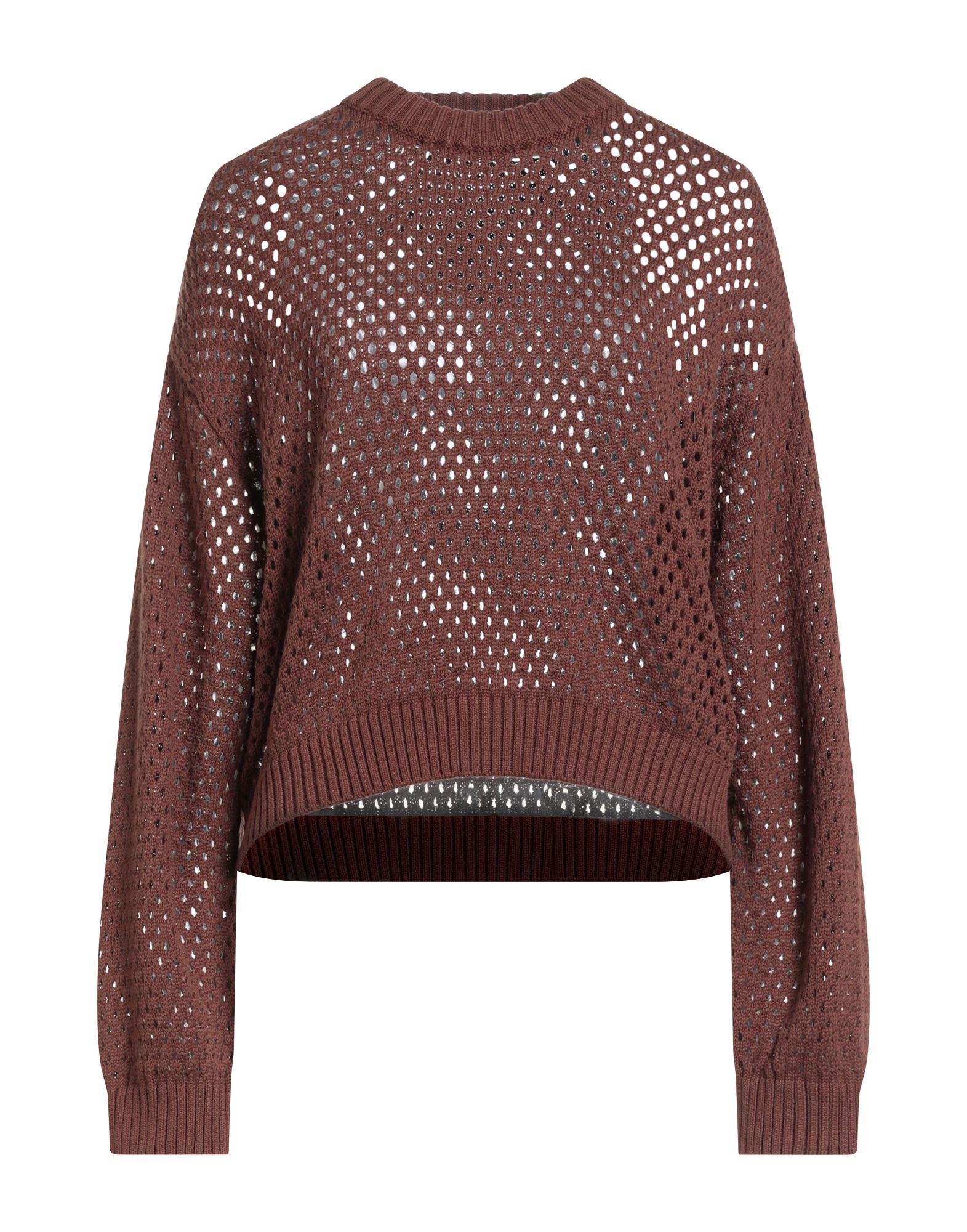 CALVIN KLEIN JEANS Pullover Damen Schokobraun von CALVIN KLEIN JEANS