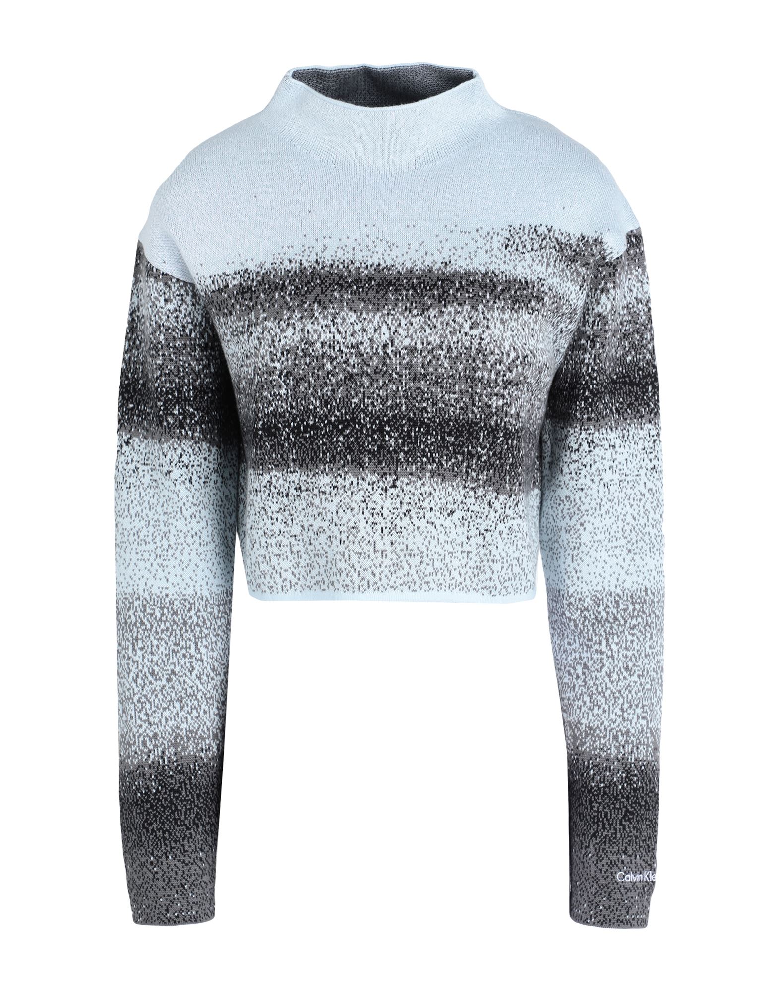 CALVIN KLEIN JEANS Rollkragenpullover Damen Himmelblau CALVIN KLEIN JEANS Rollkragenpullover Damen Himmelblau von CALVIN KLEIN JEANS