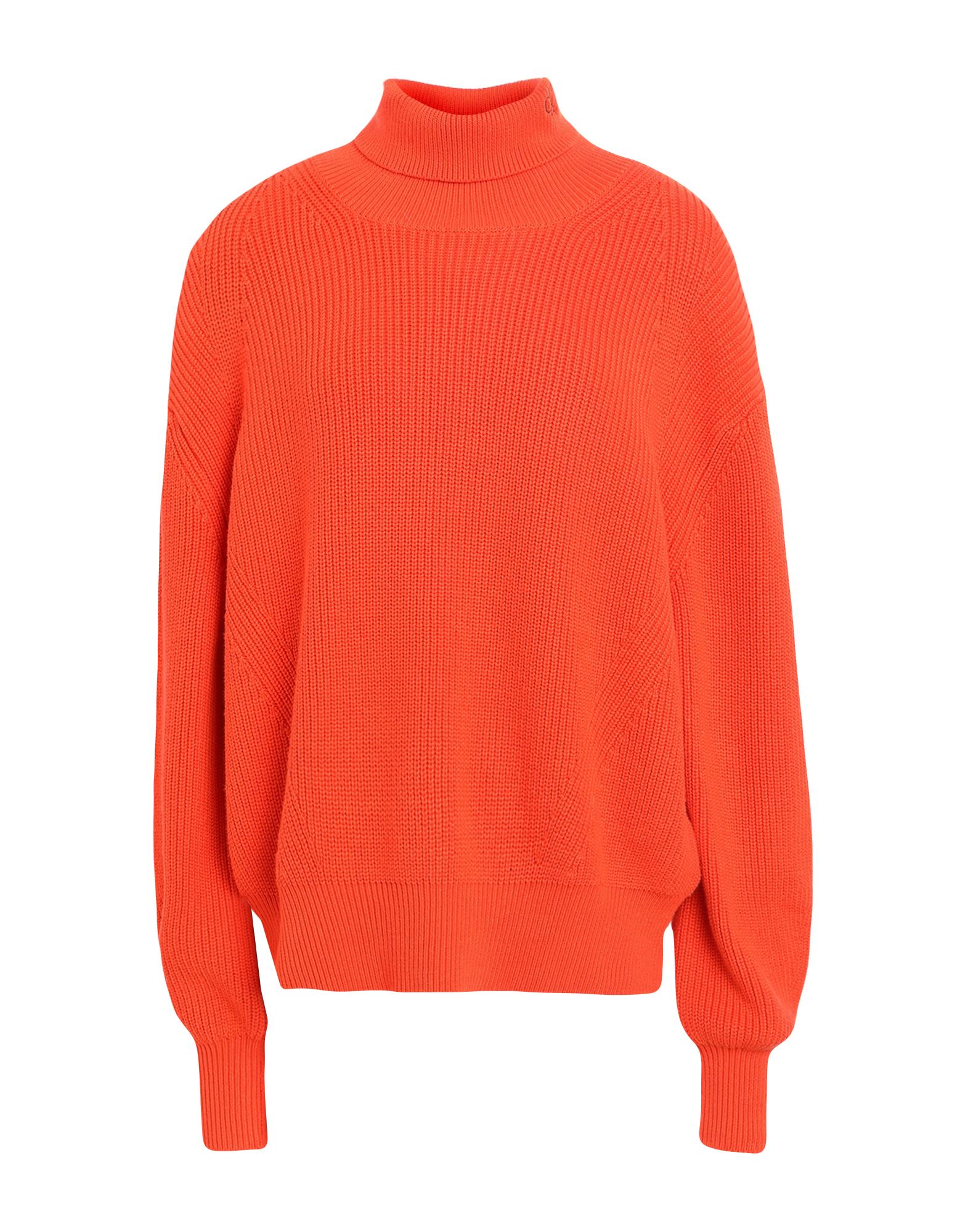 CALVIN KLEIN JEANS Rollkragenpullover Damen Orange von CALVIN KLEIN JEANS