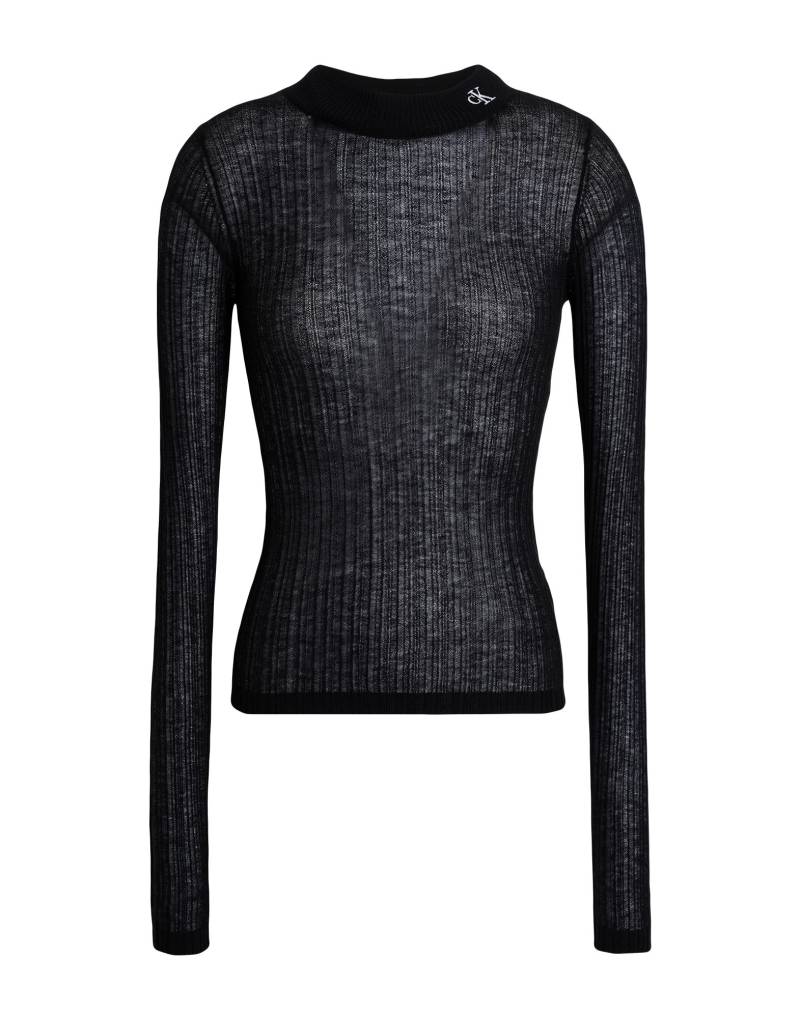 CALVIN KLEIN JEANS Rollkragenpullover Damen Schwarz von CALVIN KLEIN JEANS