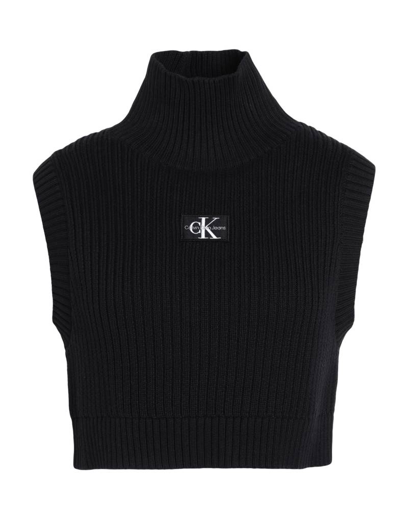 CALVIN KLEIN JEANS Rollkragenpullover Damen Schwarz von CALVIN KLEIN JEANS