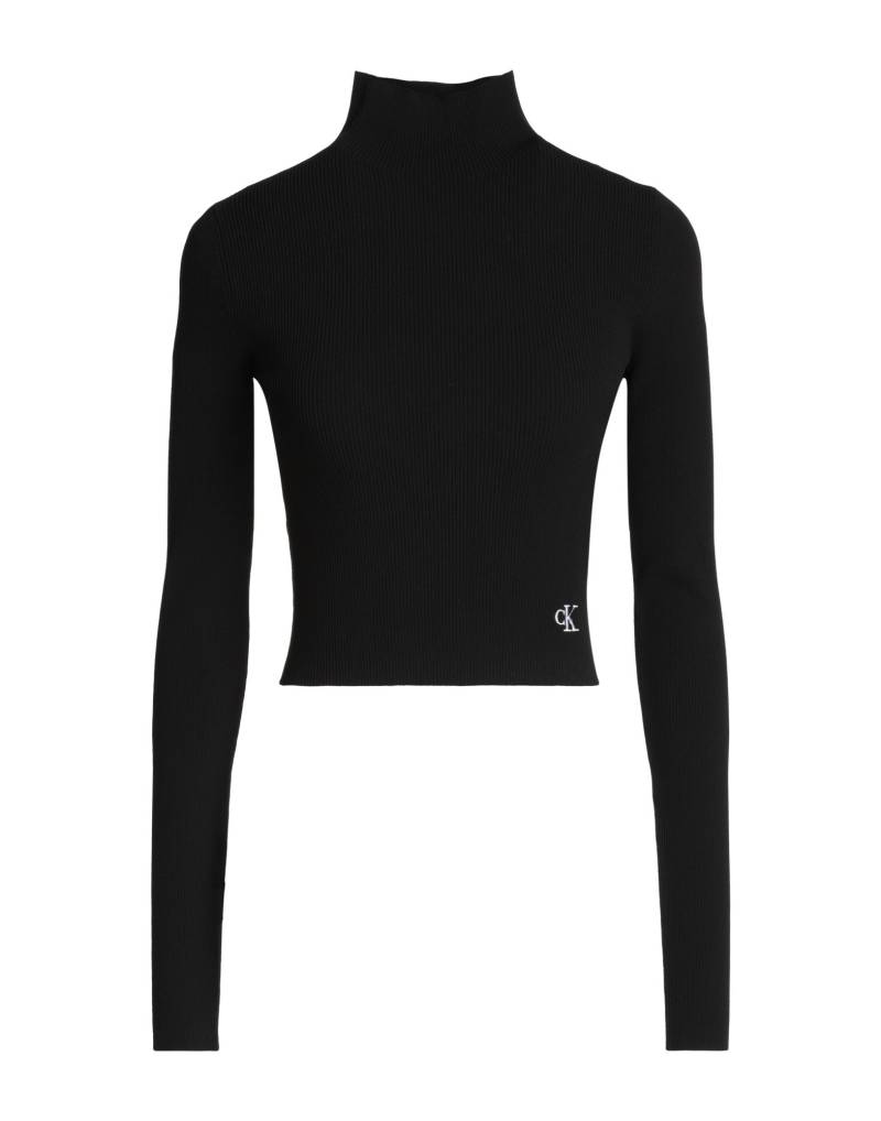 CALVIN KLEIN JEANS Rollkragenpullover Damen Schwarz von CALVIN KLEIN JEANS