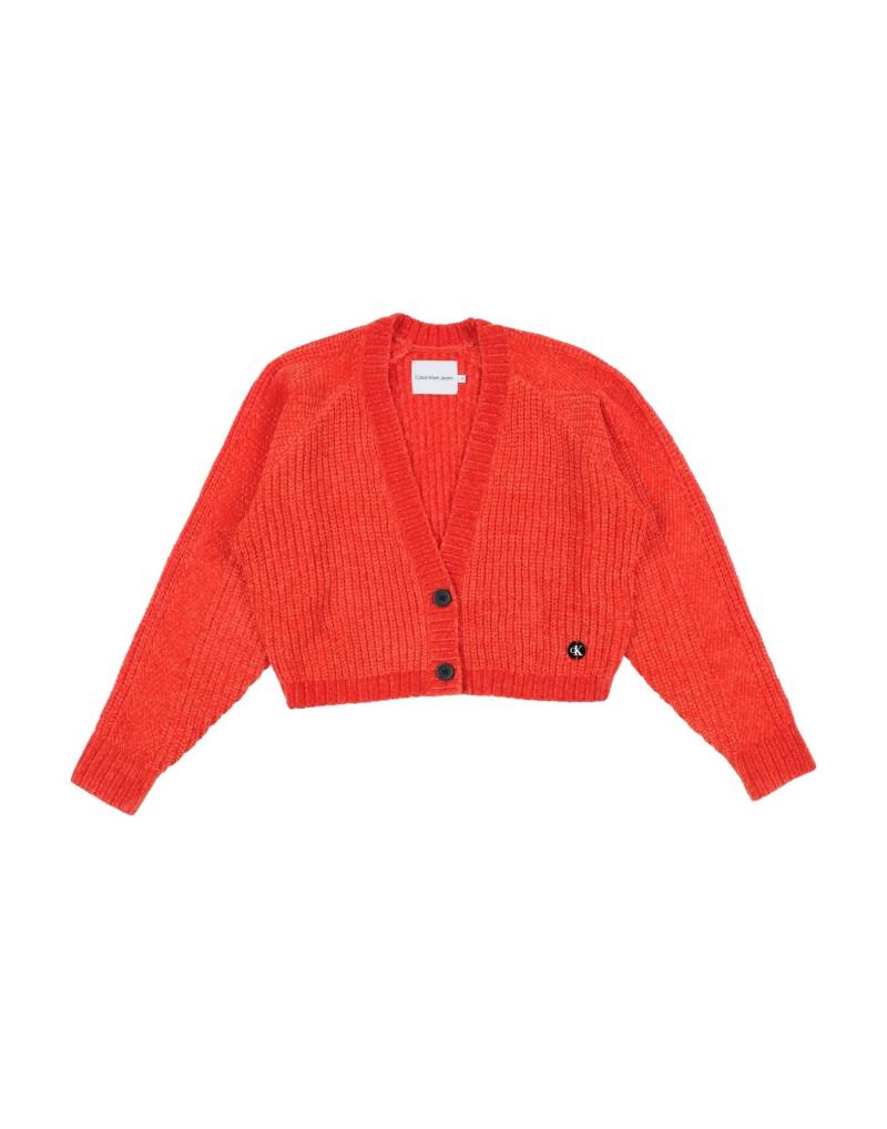 CALVIN KLEIN JEANS Strickjacke Kinder Orange von CALVIN KLEIN JEANS