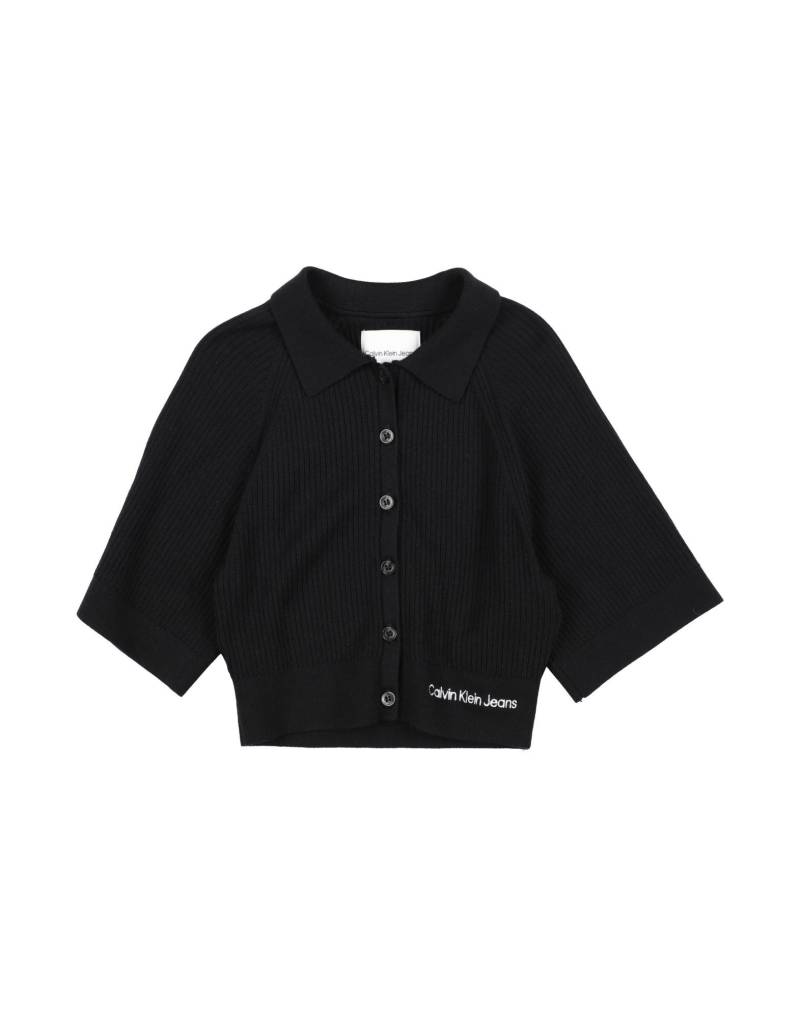CALVIN KLEIN JEANS Strickjacke Kinder Schwarz von CALVIN KLEIN JEANS