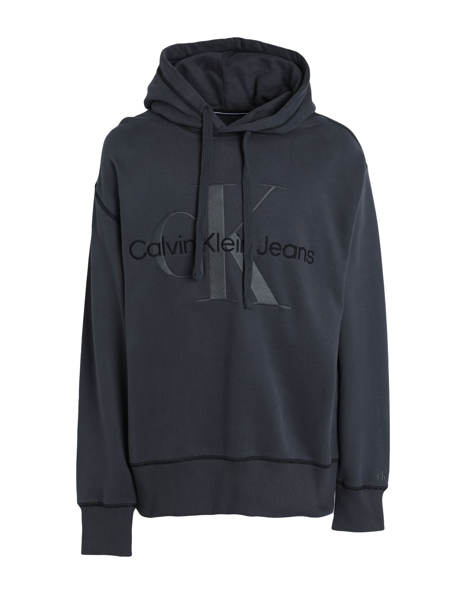 CALVIN KLEIN JEANS Sweatshirt Herren Blei von CALVIN KLEIN JEANS