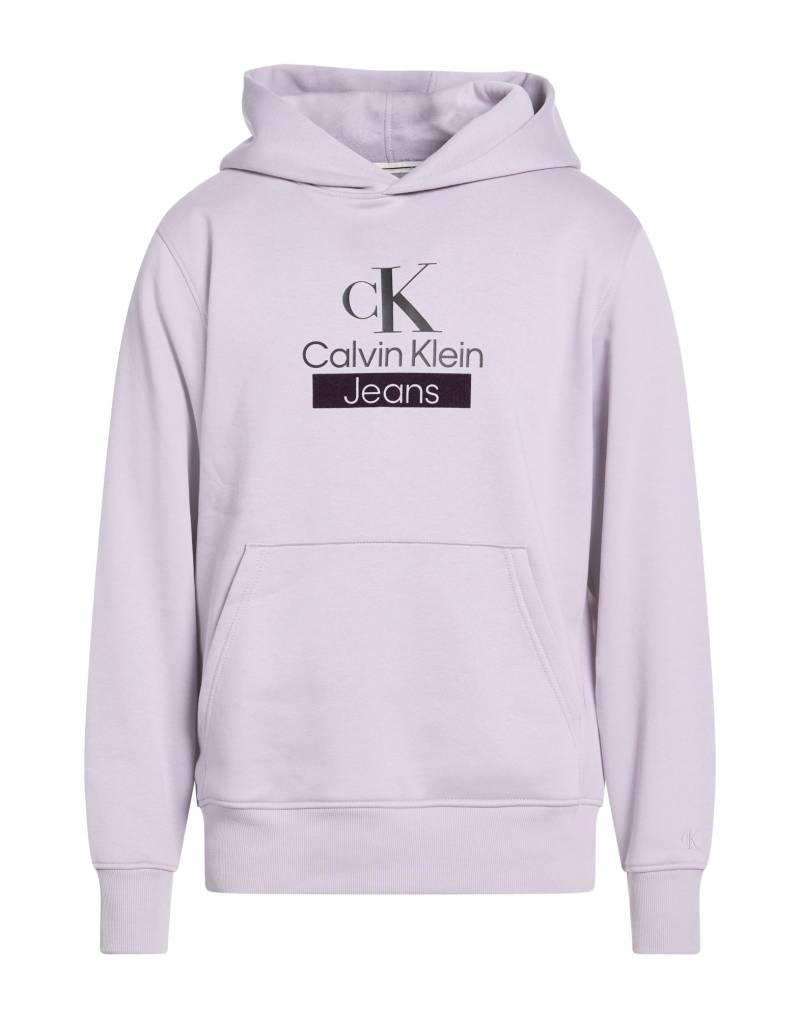 CALVIN KLEIN JEANS Sweatshirt Herren Lila von CALVIN KLEIN JEANS