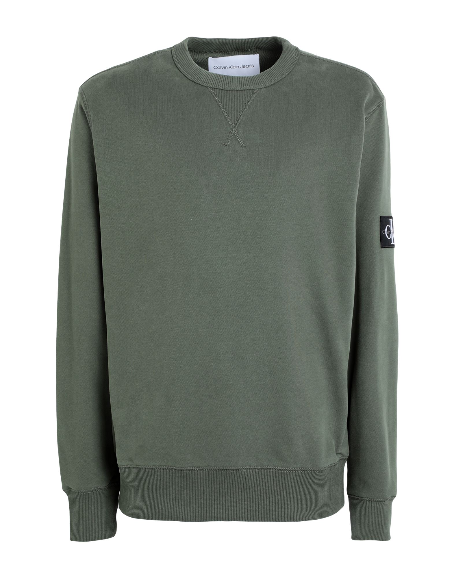 CALVIN KLEIN JEANS Sweatshirt Herren Militärgrün von CALVIN KLEIN JEANS