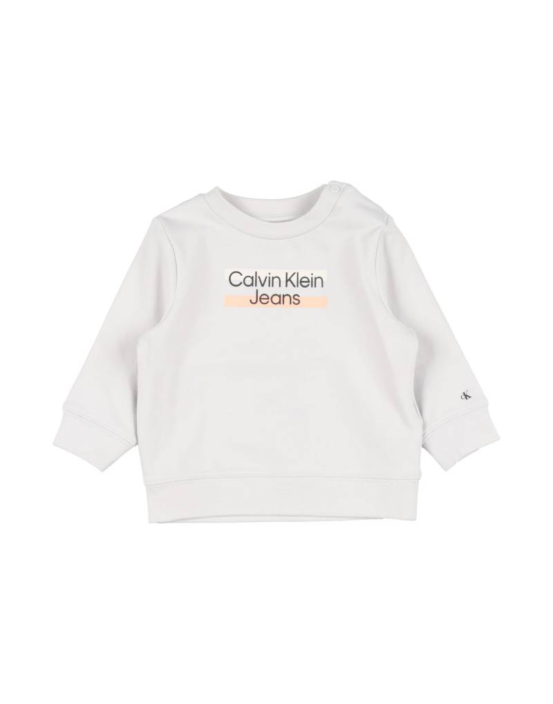 CALVIN KLEIN JEANS Sweatshirt Kinder Hellgrau von CALVIN KLEIN JEANS