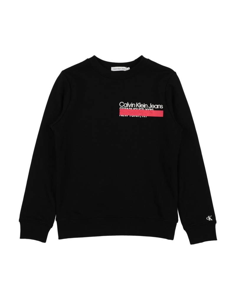 CALVIN KLEIN JEANS Sweatshirt Kinder Schwarz von CALVIN KLEIN JEANS