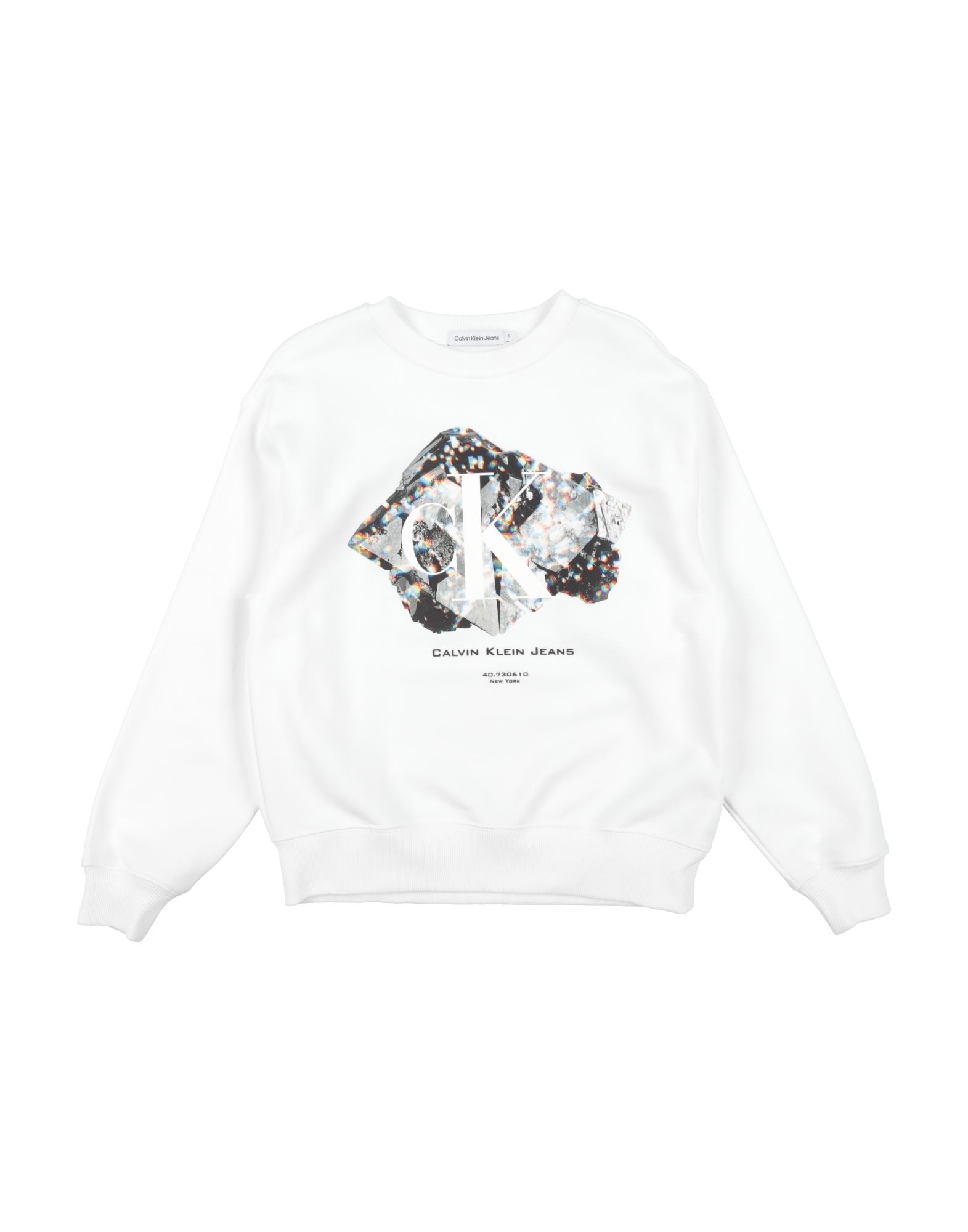 CALVIN KLEIN JEANS Sweatshirt Kinder Weiß von CALVIN KLEIN JEANS