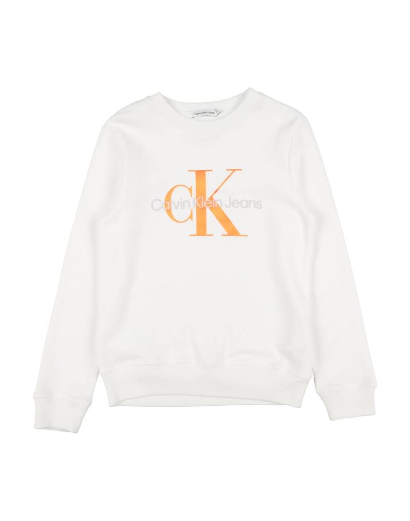 CALVIN KLEIN JEANS Sweatshirt Kinder Weiß von CALVIN KLEIN JEANS