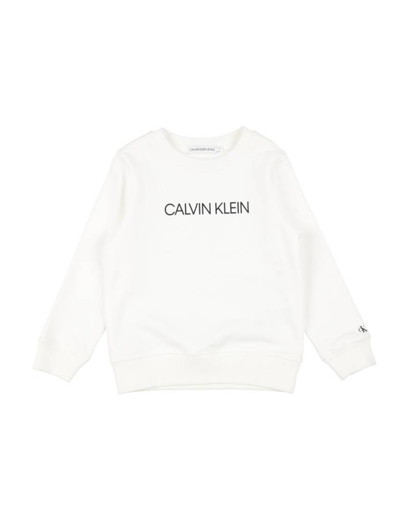 CALVIN KLEIN JEANS Sweatshirt Kinder Weiß von CALVIN KLEIN JEANS