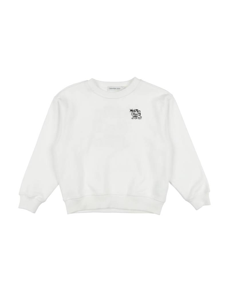CALVIN KLEIN JEANS Sweatshirt Kinder Weiß von CALVIN KLEIN JEANS