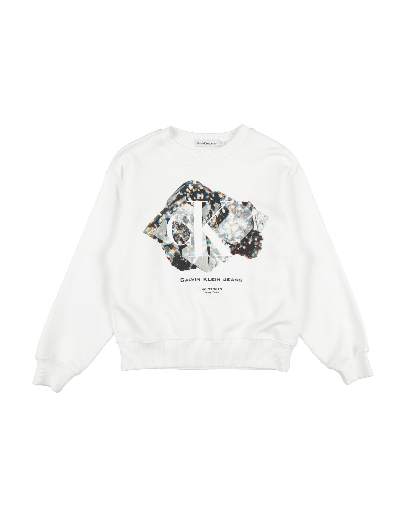 CALVIN KLEIN JEANS Sweatshirt Kinder Weiß von CALVIN KLEIN JEANS