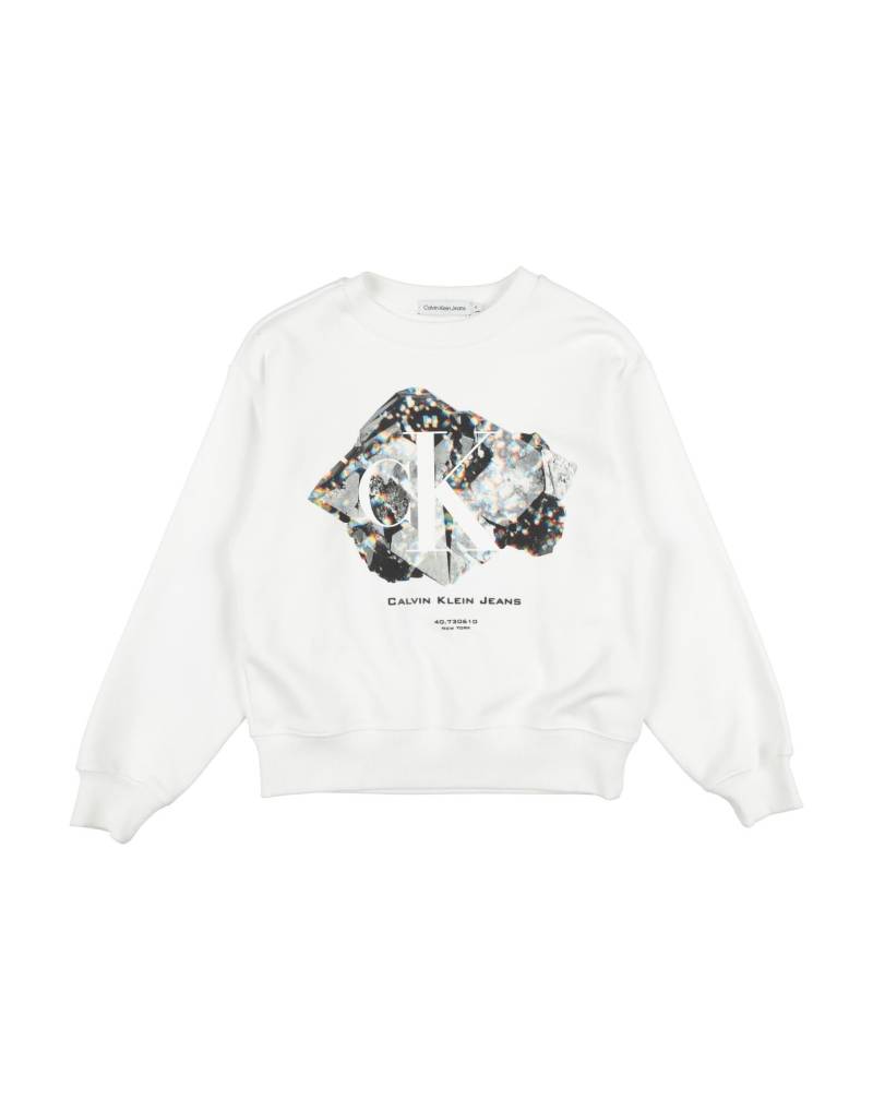 CALVIN KLEIN JEANS Sweatshirt Kinder Weiß von CALVIN KLEIN JEANS