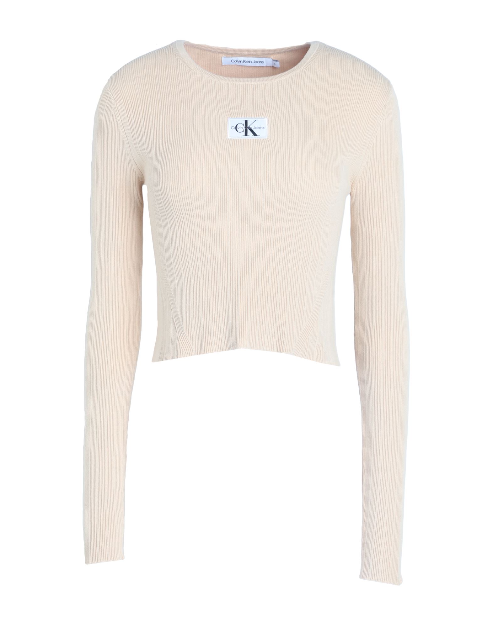 CALVIN KLEIN JEANS Pullover Damen Beige von CALVIN KLEIN JEANS