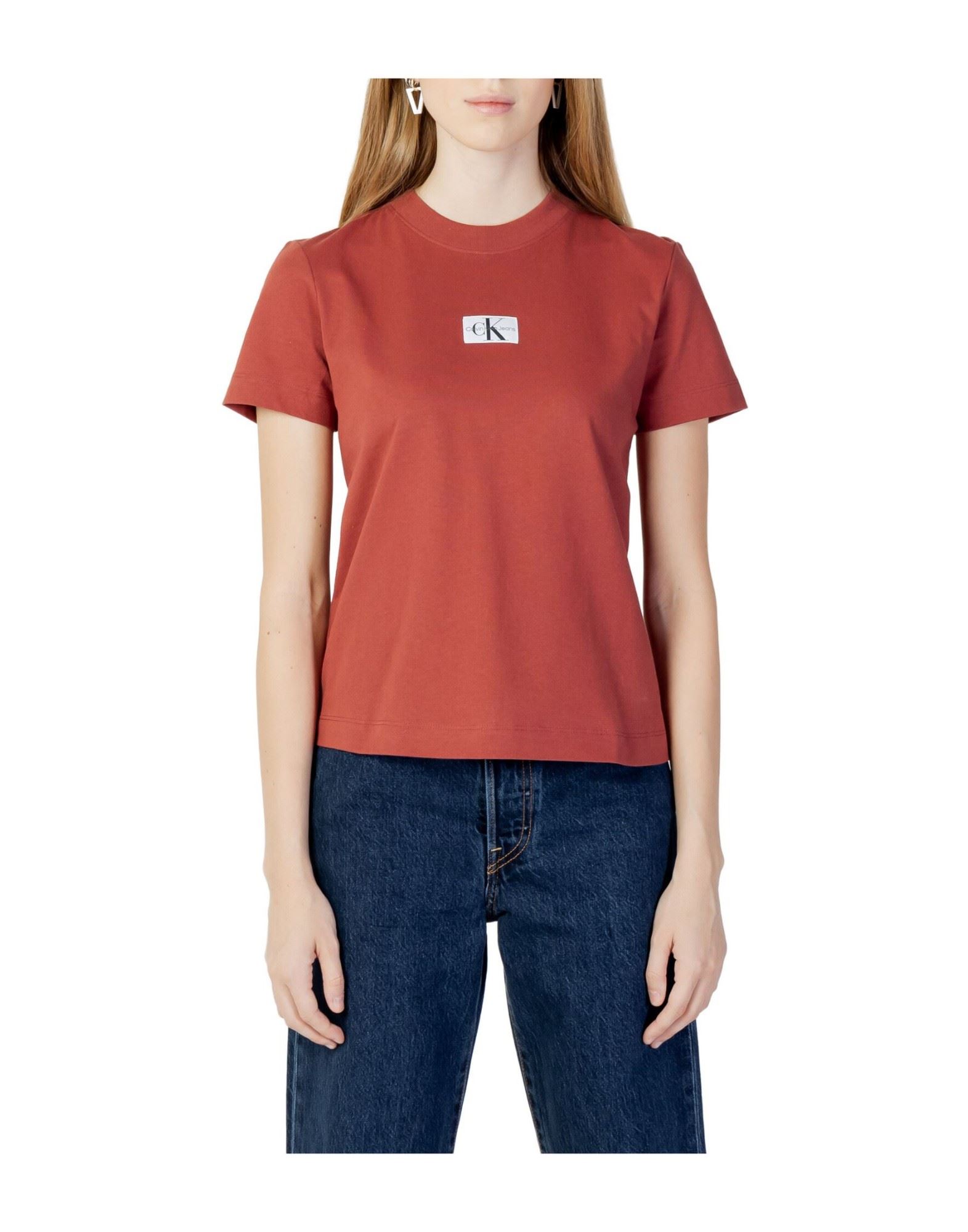 CALVIN KLEIN JEANS T-shirts Damen Rot von CALVIN KLEIN JEANS