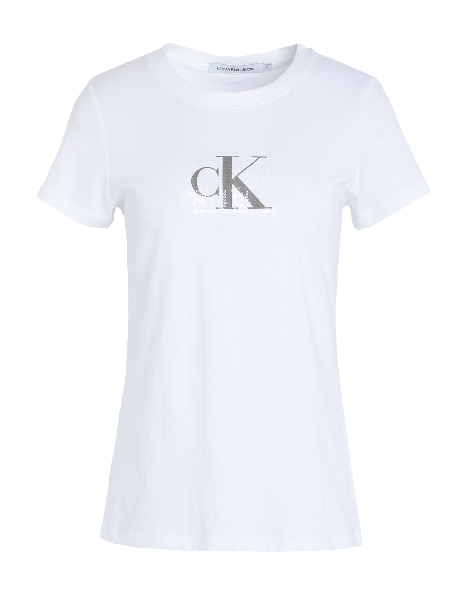 CALVIN KLEIN JEANS T-shirts Damen Weiß CALVIN KLEIN JEANS T-shirts Damen Weiß von CALVIN KLEIN JEANS