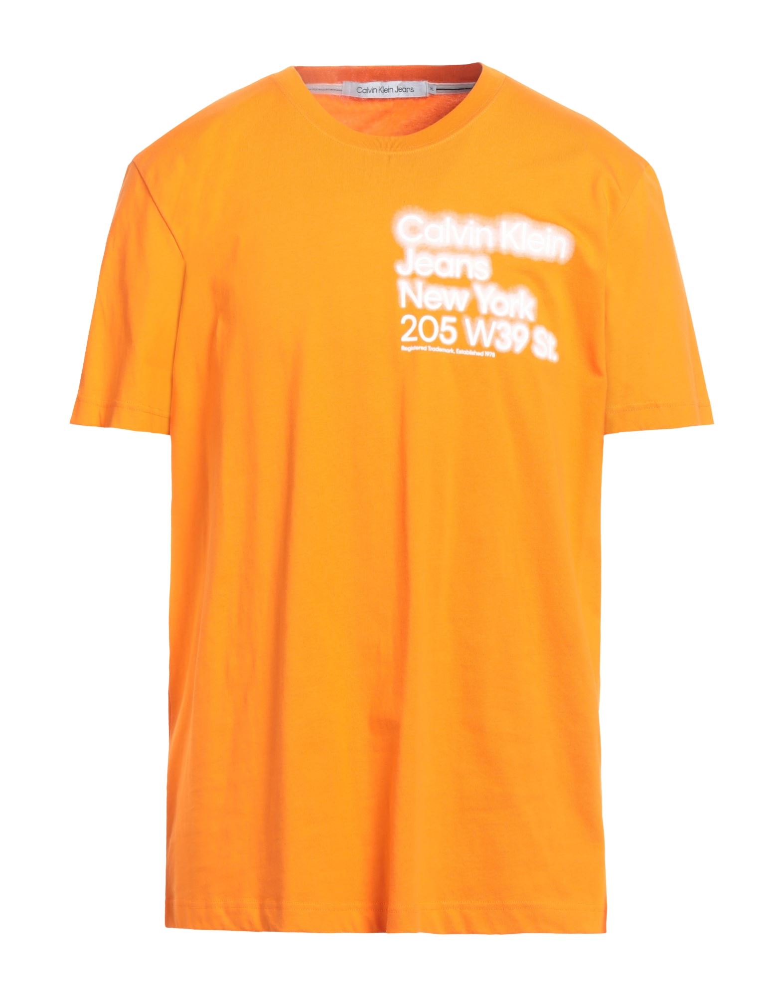 CALVIN KLEIN JEANS T-shirts Herren Orange von CALVIN KLEIN JEANS