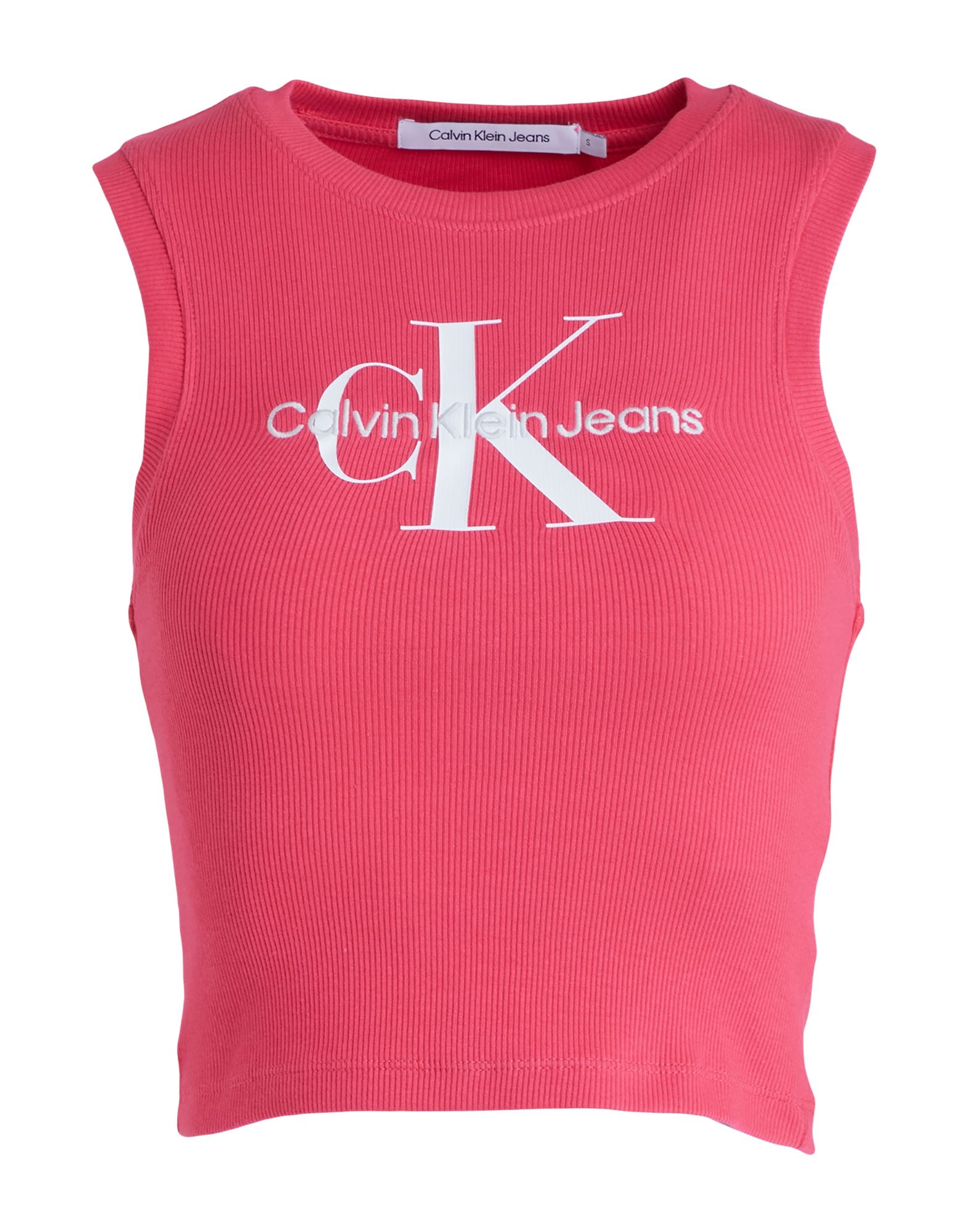 CALVIN KLEIN JEANS Tank Top Damen Magenta von CALVIN KLEIN JEANS