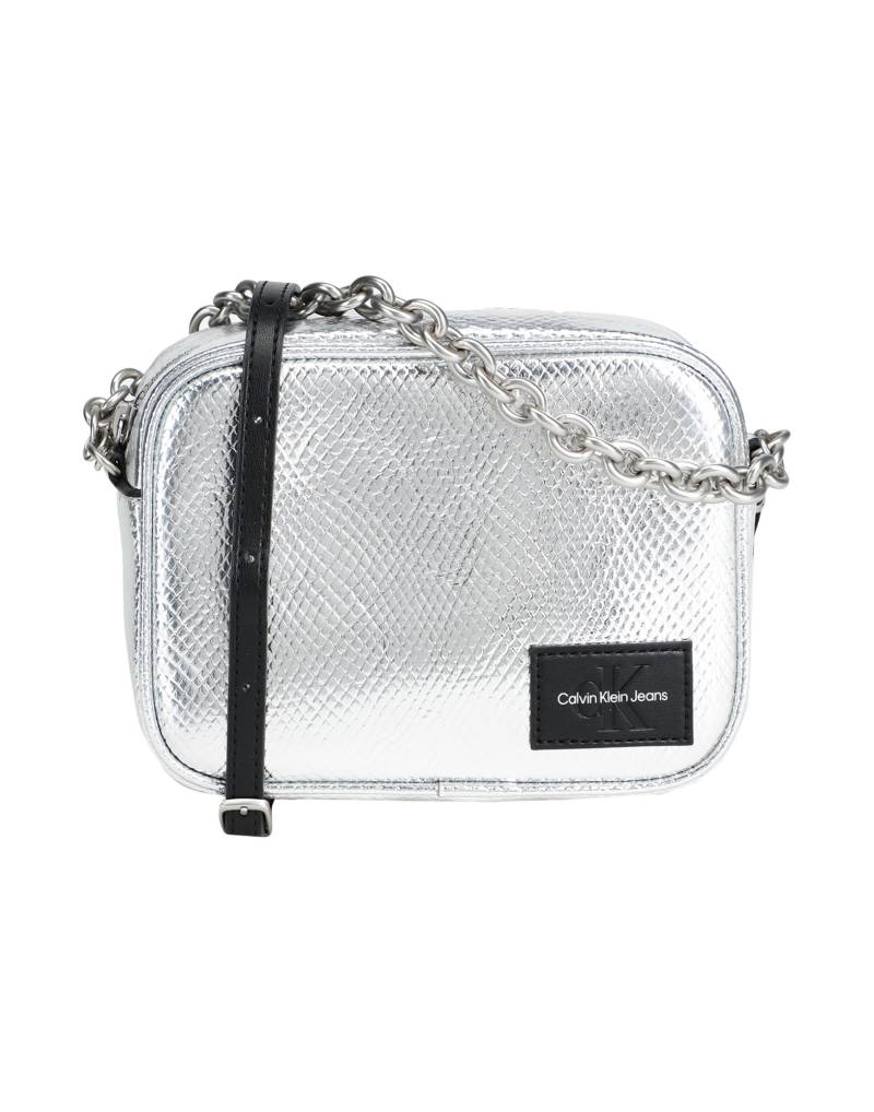 CALVIN KLEIN JEANS Umhängetasche Damen Silber von CALVIN KLEIN JEANS