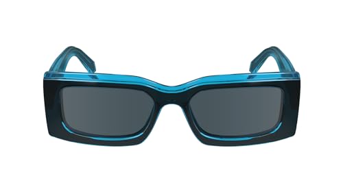 CALVIN KLEIN JEANS Unisex CKJ24604S Sonnenbrille, Grey/Azure, Einheitsgröße von Calvin Klein Jeans