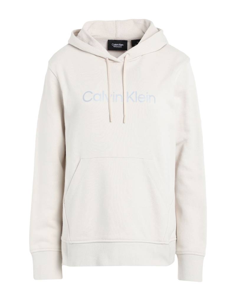 CALVIN KLEIN PERFORMANCE Sweatshirt Damen Beige von CALVIN KLEIN PERFORMANCE