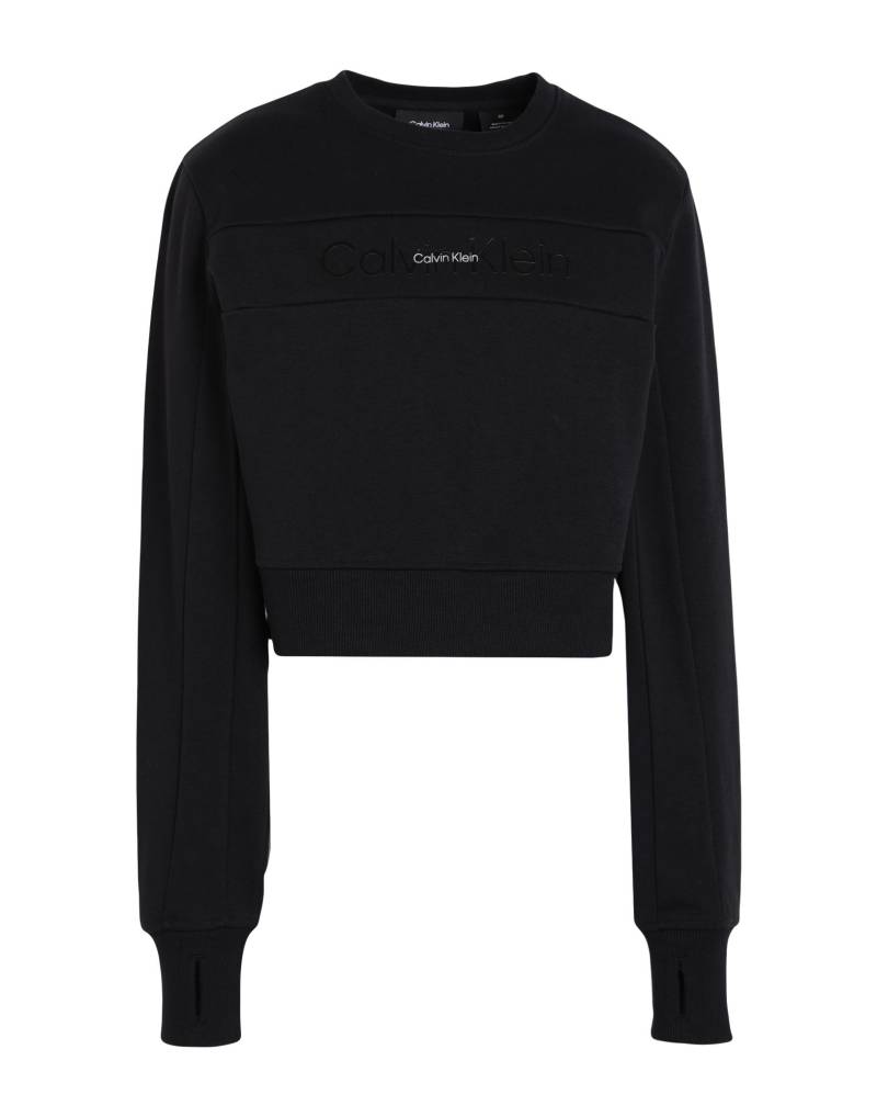 CALVIN KLEIN PERFORMANCE Sweatshirt Damen Schwarz von CALVIN KLEIN PERFORMANCE