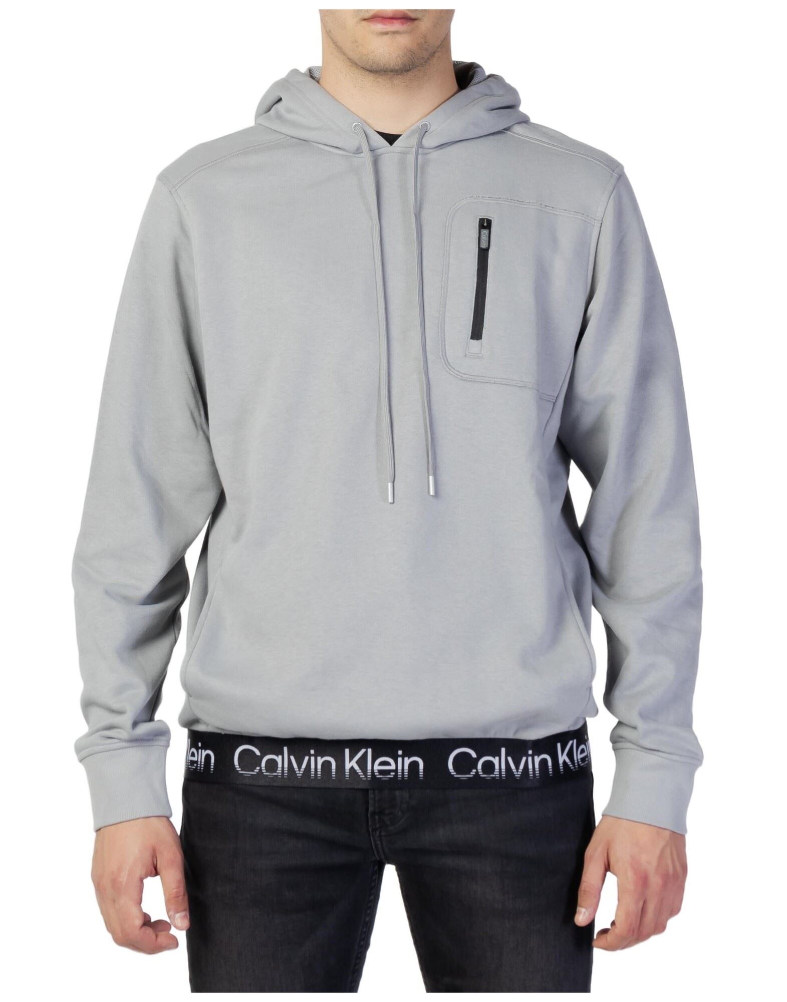 CALVIN KLEIN PERFORMANCE Sweatshirt Herren Grau von CALVIN KLEIN PERFORMANCE