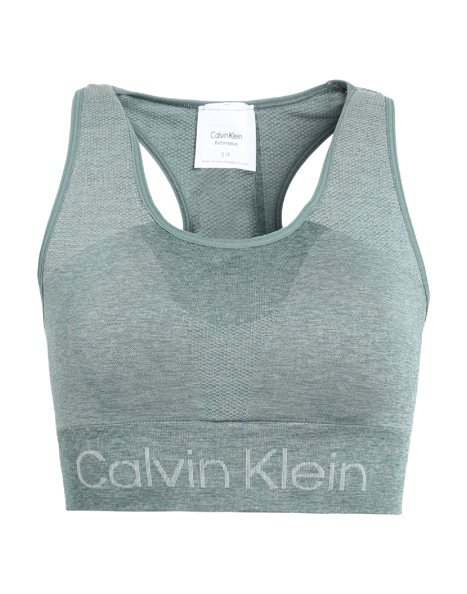 CALVIN KLEIN PERFORMANCE Top Damen Salbeigrün von CALVIN KLEIN PERFORMANCE