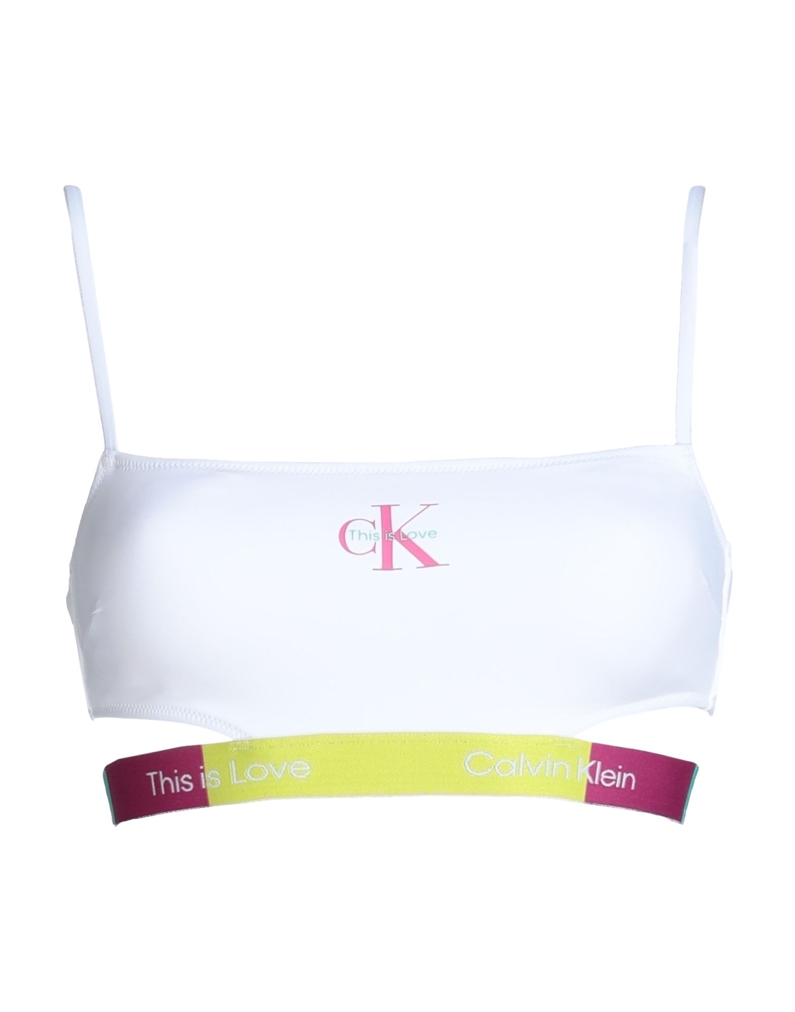 CALVIN KLEIN Bikini-oberteil Damen Weiß von CALVIN KLEIN