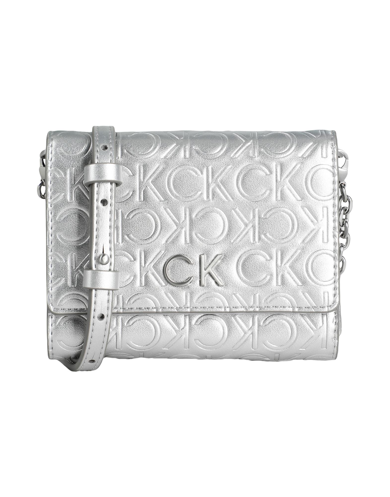 CALVIN KLEIN Umhängetasche Damen Silber von CALVIN KLEIN