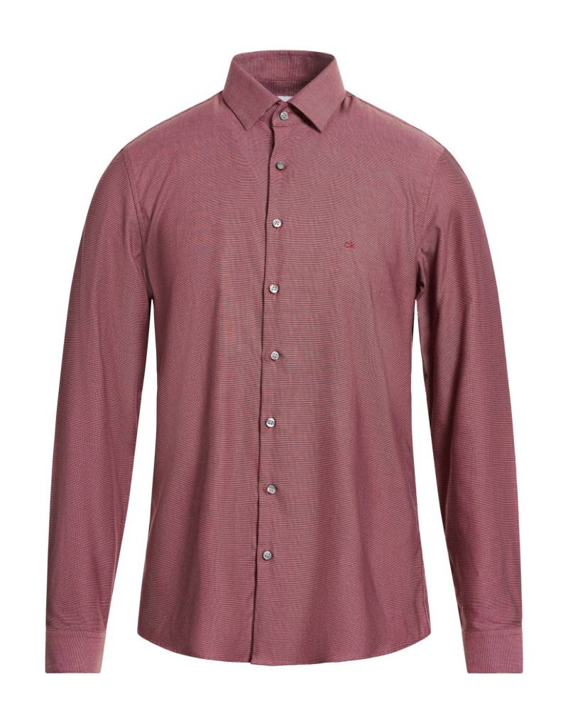 CALVIN KLEIN Hemd Herren Ziegelrot von CALVIN KLEIN