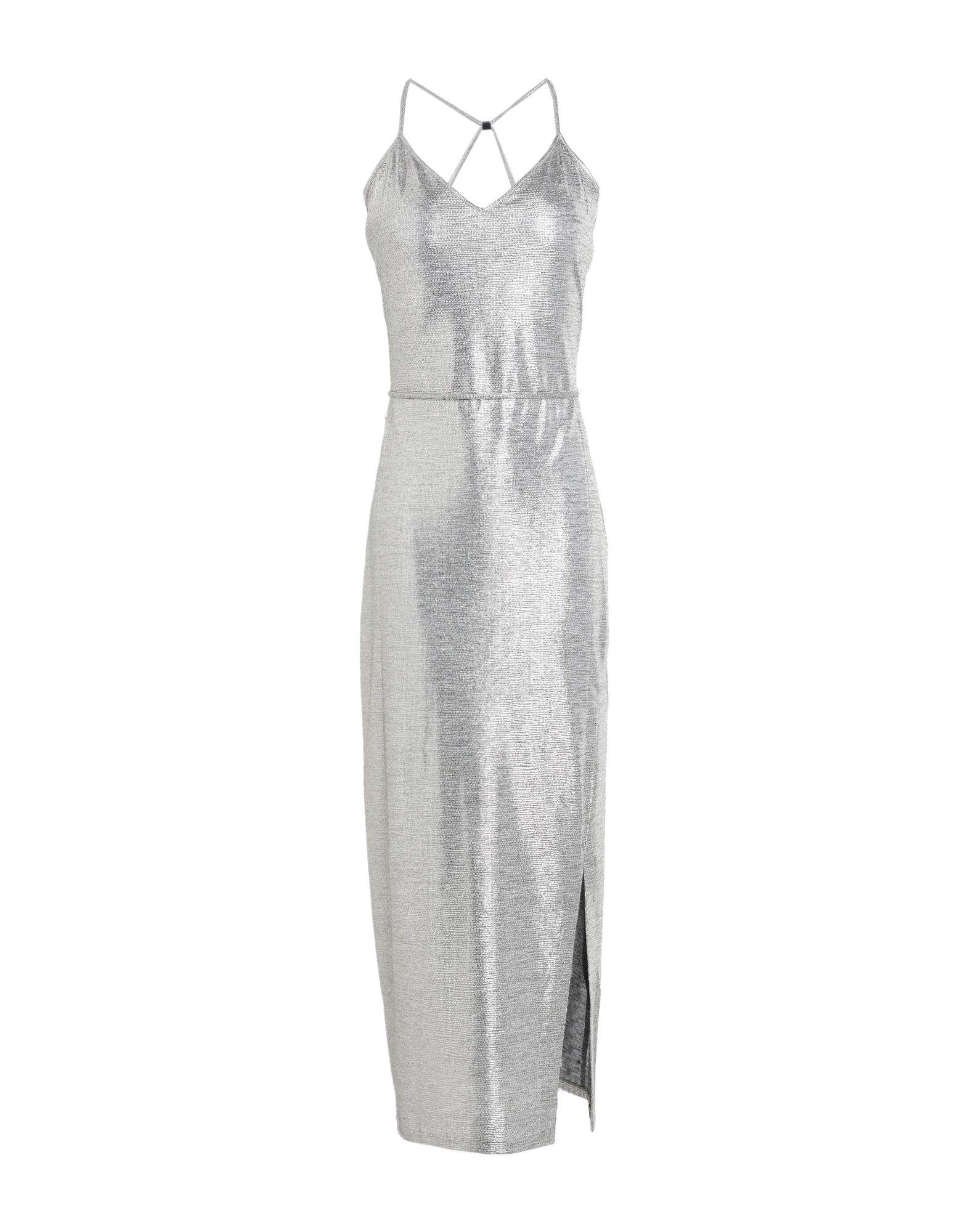 CALVIN KLEIN Maxi-kleid Damen Platin von CALVIN KLEIN