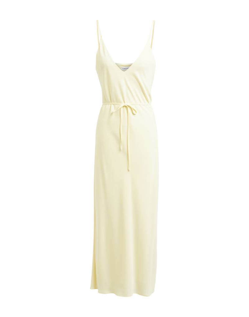 CALVIN KLEIN Maxi-kleid Damen Pastellgelb von CALVIN KLEIN