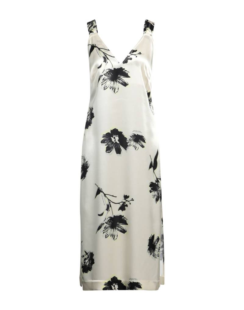 CALVIN KLEIN Midi-kleid Damen Elfenbein von CALVIN KLEIN