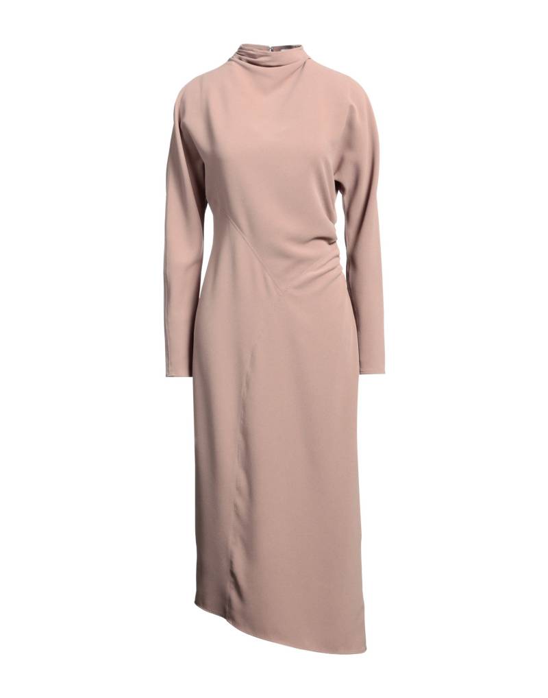 CALVIN KLEIN Midi-kleid Damen Hellbraun von CALVIN KLEIN