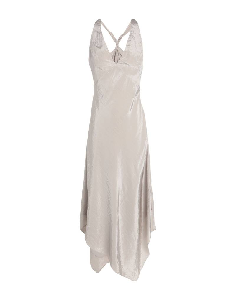 CALVIN KLEIN Midi-kleid Damen Hellgrau von CALVIN KLEIN