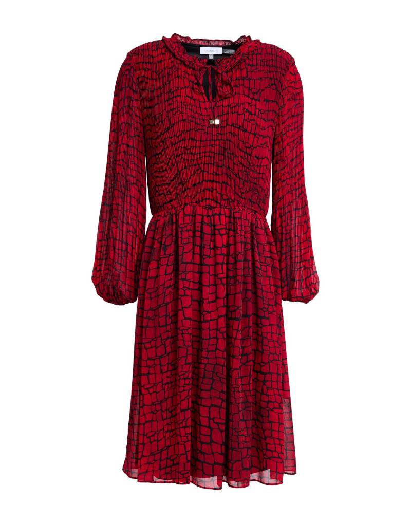 CALVIN KLEIN Midi-kleid Damen Rot von CALVIN KLEIN