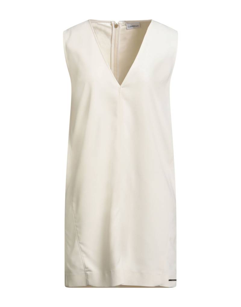 CALVIN KLEIN Mini-kleid Damen Cremeweiß von CALVIN KLEIN