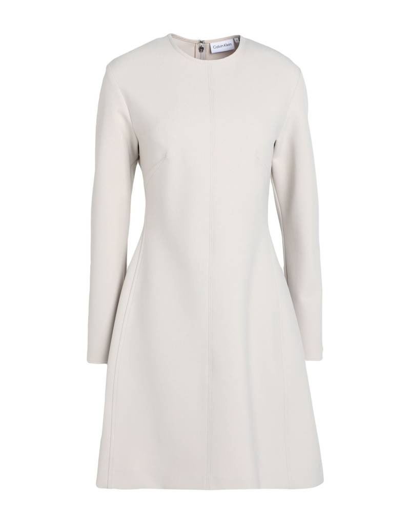 CALVIN KLEIN Mini-kleid Damen Maulwurfsgrau von CALVIN KLEIN