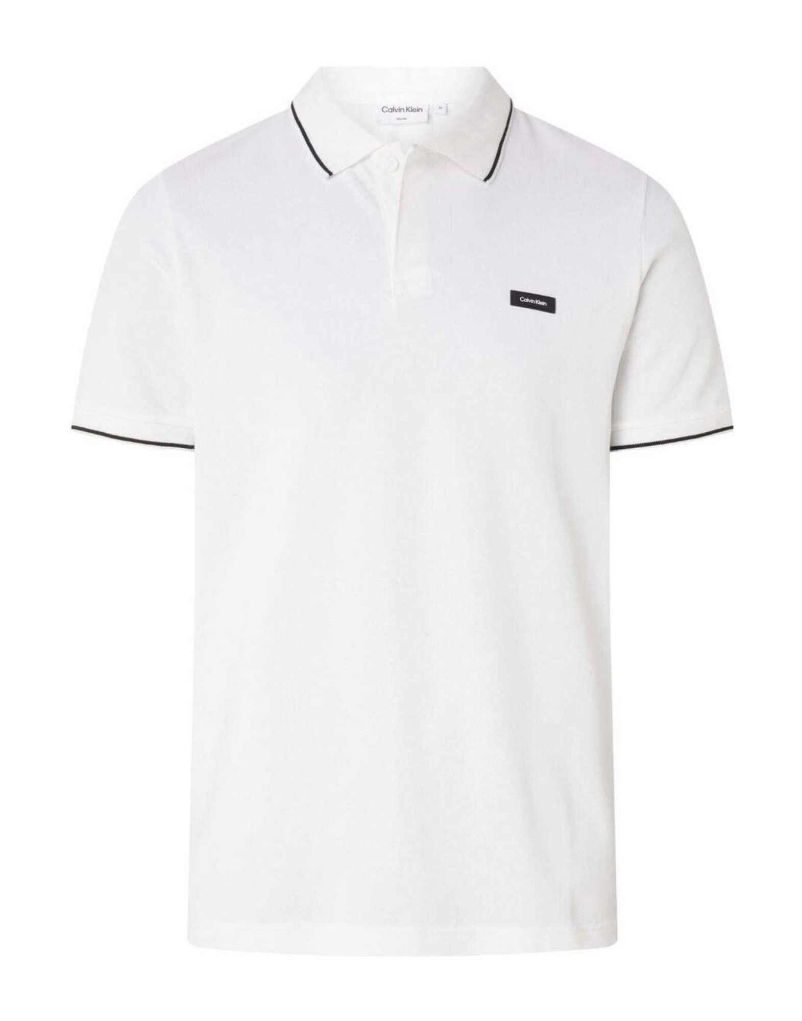 CALVIN KLEIN Poloshirt Herren Weiß von CALVIN KLEIN