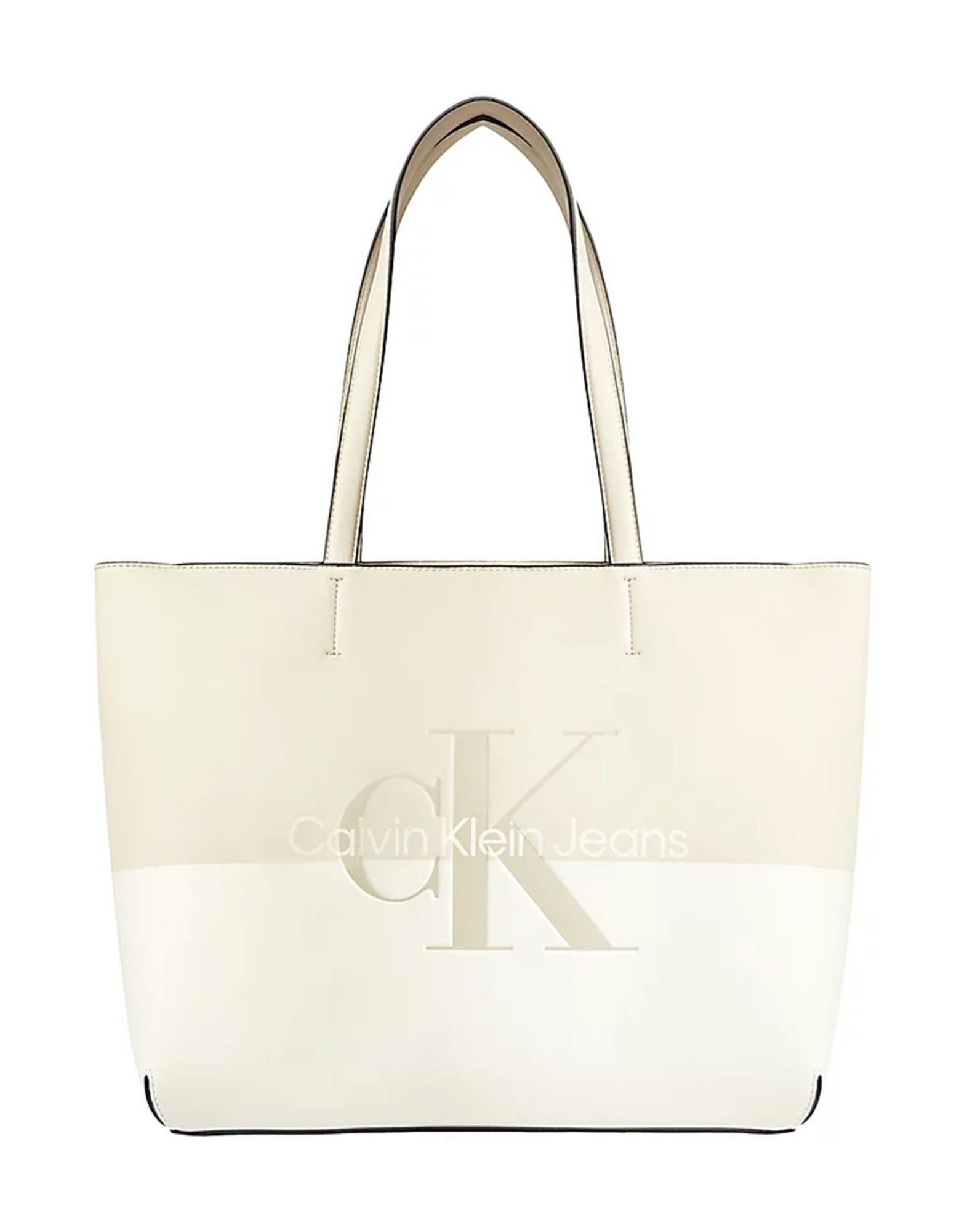 CALVIN KLEIN Schultertasche Damen Beige von CALVIN KLEIN