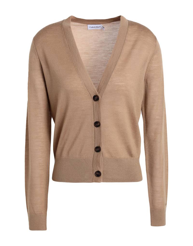 CALVIN KLEIN Strickjacke Damen Beige von CALVIN KLEIN