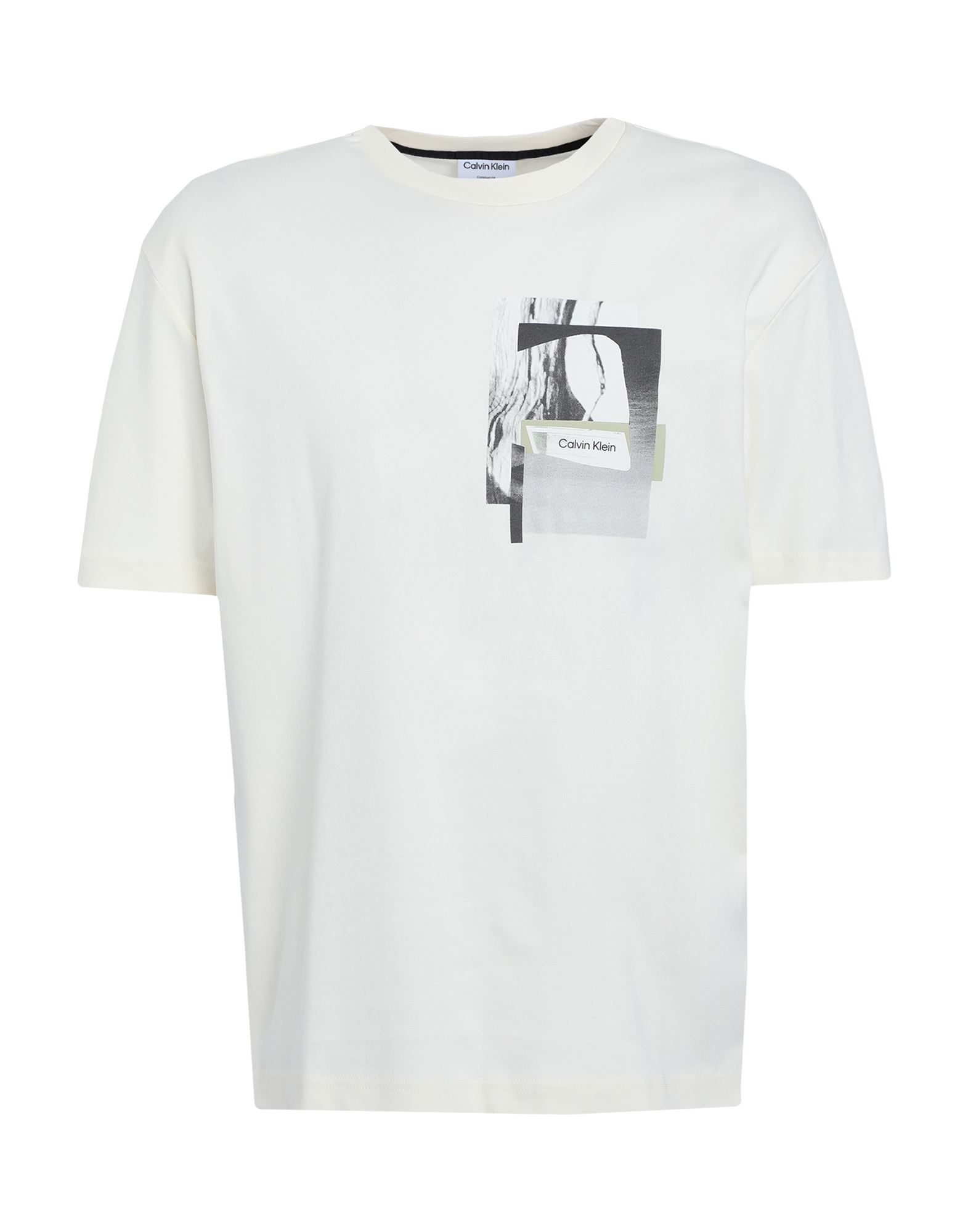 CALVIN KLEIN T-shirts Herren Elfenbein von CALVIN KLEIN