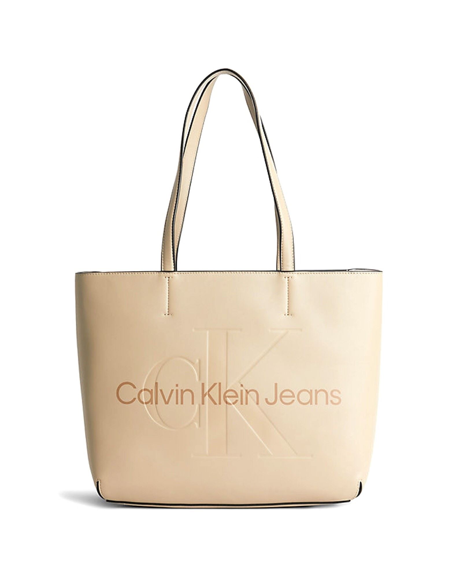 CALVIN KLEIN Umhängetasche Damen Beige von CALVIN KLEIN