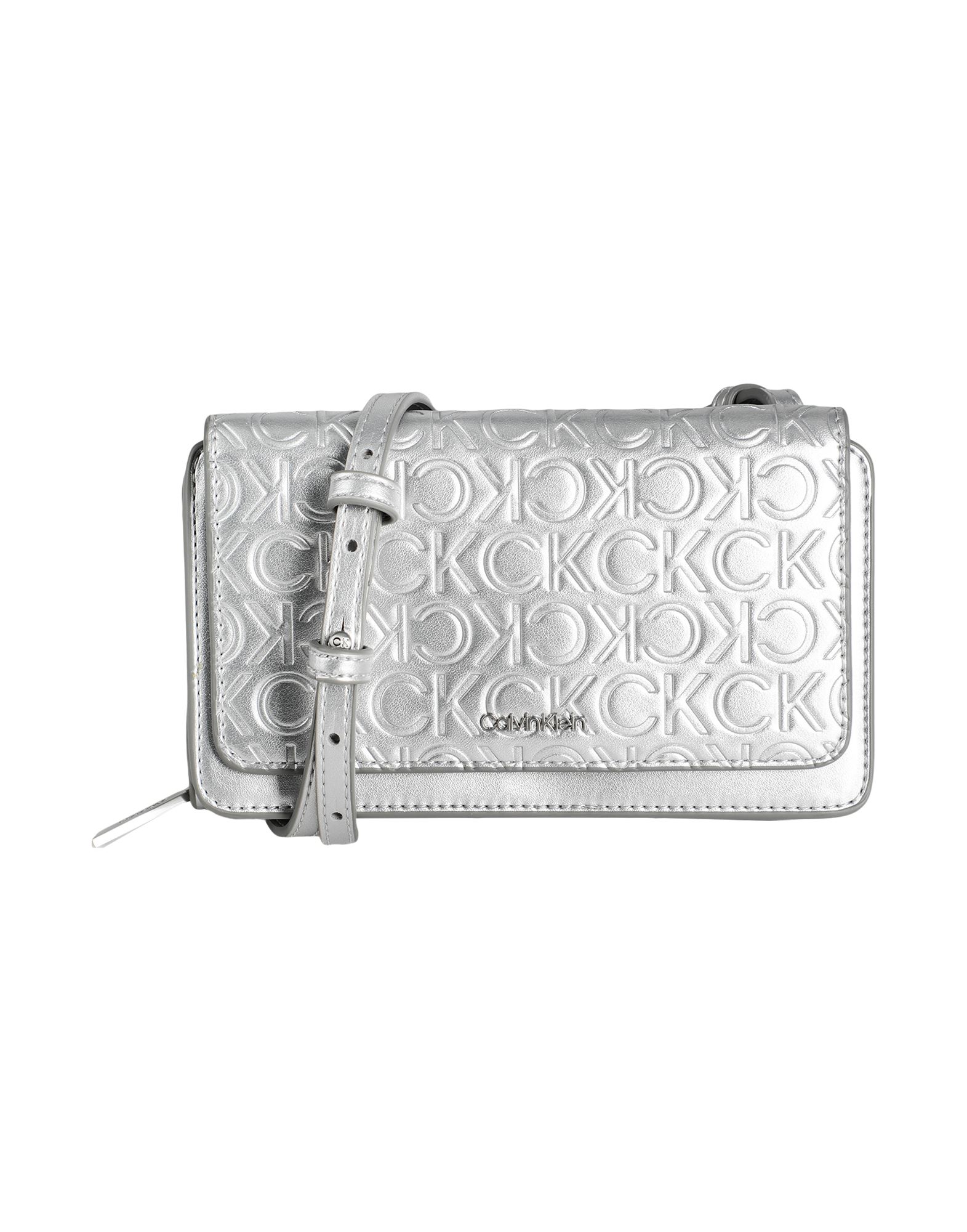 CALVIN KLEIN Umhängetasche Damen Silber von CALVIN KLEIN