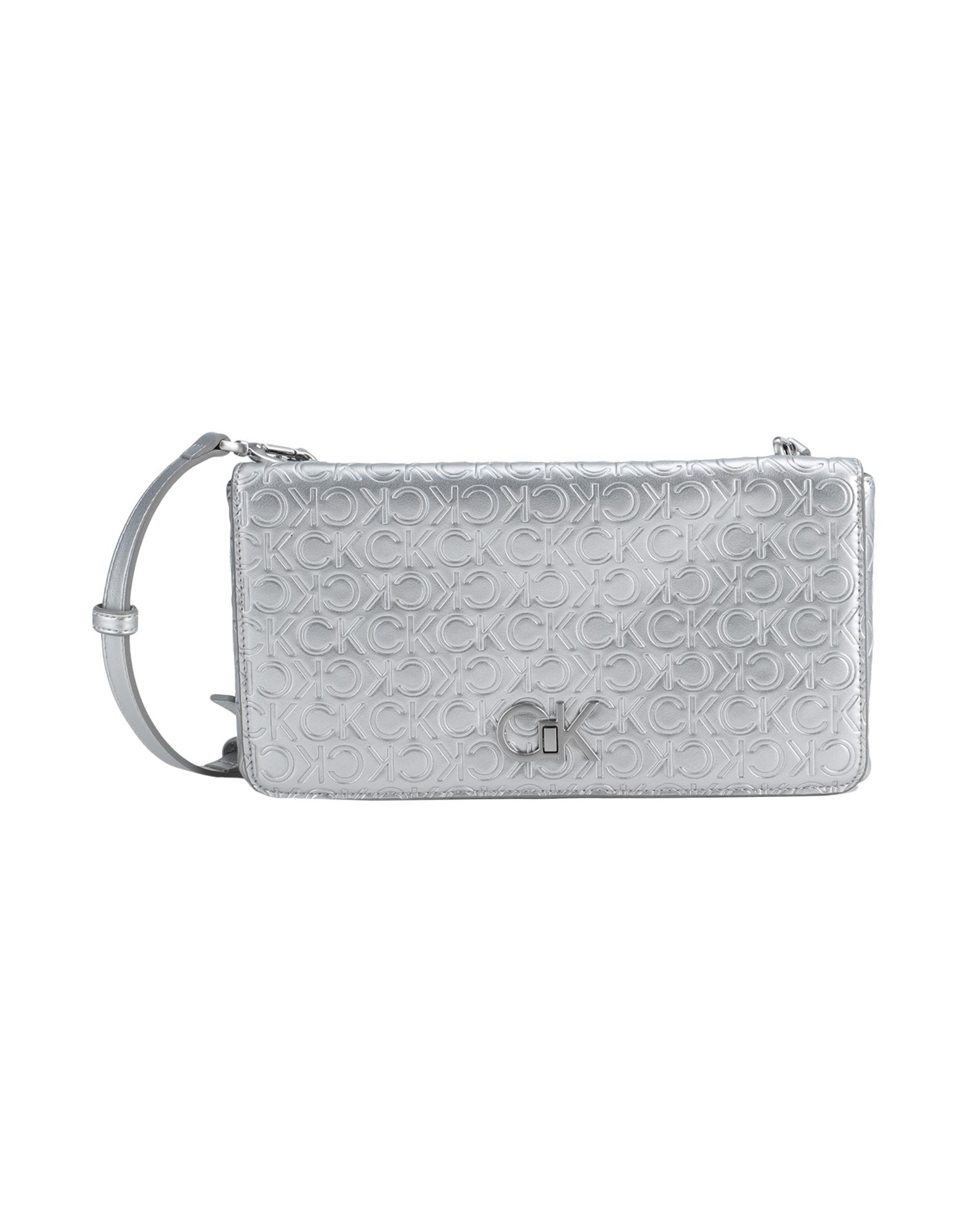 CALVIN KLEIN Umhängetasche Damen Silber von CALVIN KLEIN