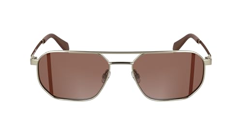 CALVIN KLEIN Unisex CKJ25202S Sonnenbrille, Light Gold, Einheitsgröße von Calvin Klein Jeans