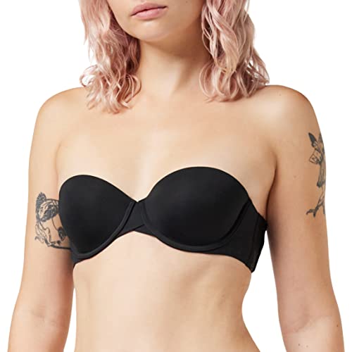 Calvin Klein Damen Trägerloser BH Light Lined Strapless mit Bügel, Schwarz (Black), 85A (38A) von Calvin Klein